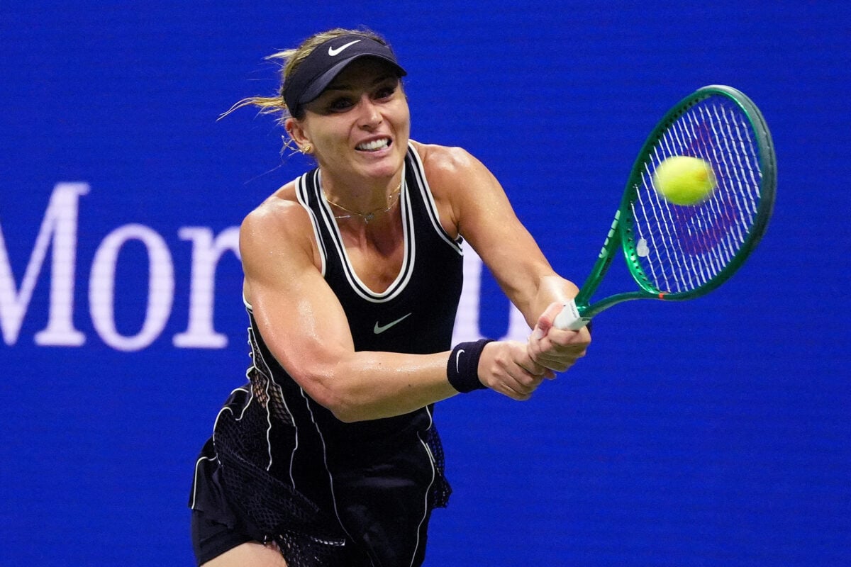Tennis - U.S. Open - Flushing Meadows, New York, United States - September 3, 2026 Spain's Paula Badosa in action during her second round match against Coco Gauff of the U.S. IMAGN IMAGES via Reuters/Robert Deutsch