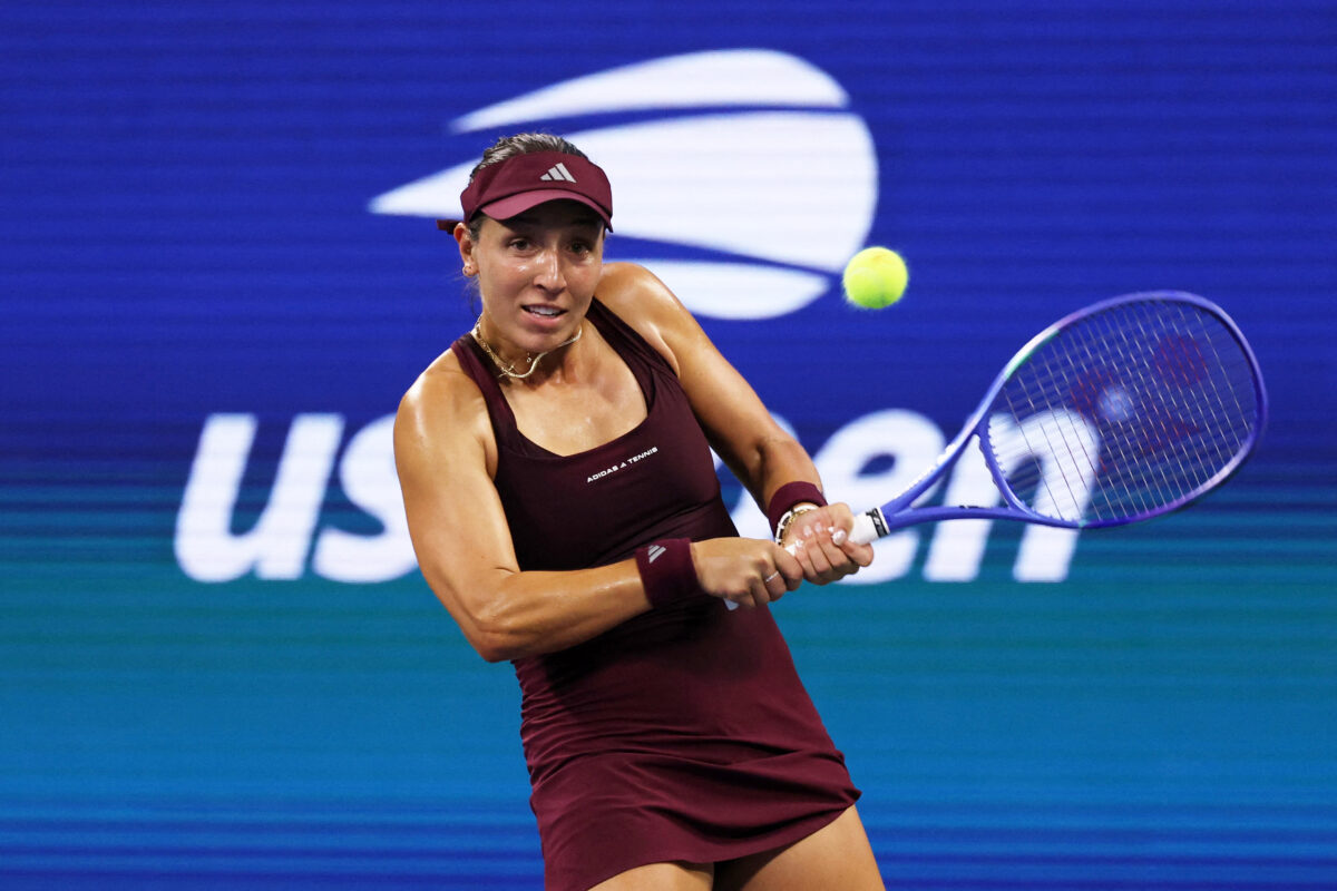 Tennis - U.S. Open - Flushing Meadows, New York, United States - September 6, 2026 Jessica Pegula of the U.S. in action during her round of 16 match against Romania's Sorana Cirstea IMAGN IMAGES via Reuters/Geoff Burke