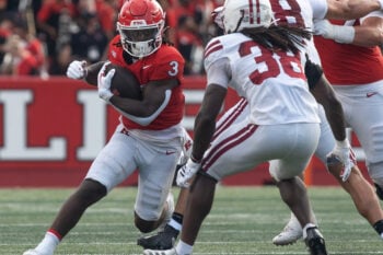 Massachusetts Minutemen at Rutgers Scarlet Knights football in Piscataway, New Jersey on Thursday, September 3, 2026. Rutgers #3 Antwan Raymond.