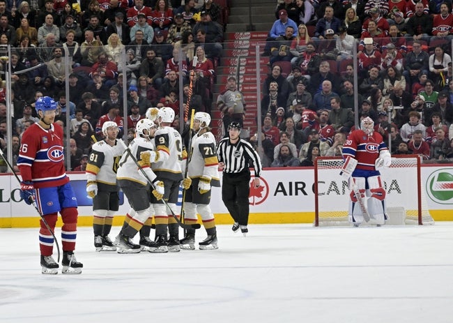 Vegas Golden Knights vs Montreal Canadiens Prediction NHL Picks 11/23/24
