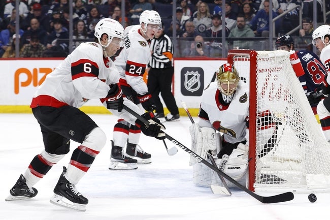 Ottawa Senators vs Winnipeg Jets Prediction NHL Picks 12/28/24