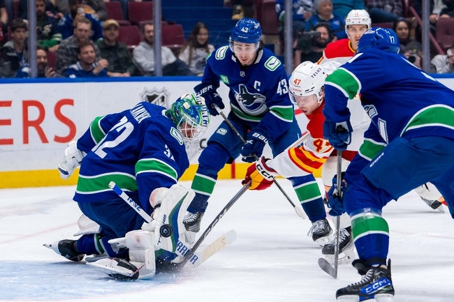 Vancouver Canucks vs Calgary Flames Prediction NHL Picks 12/31/24