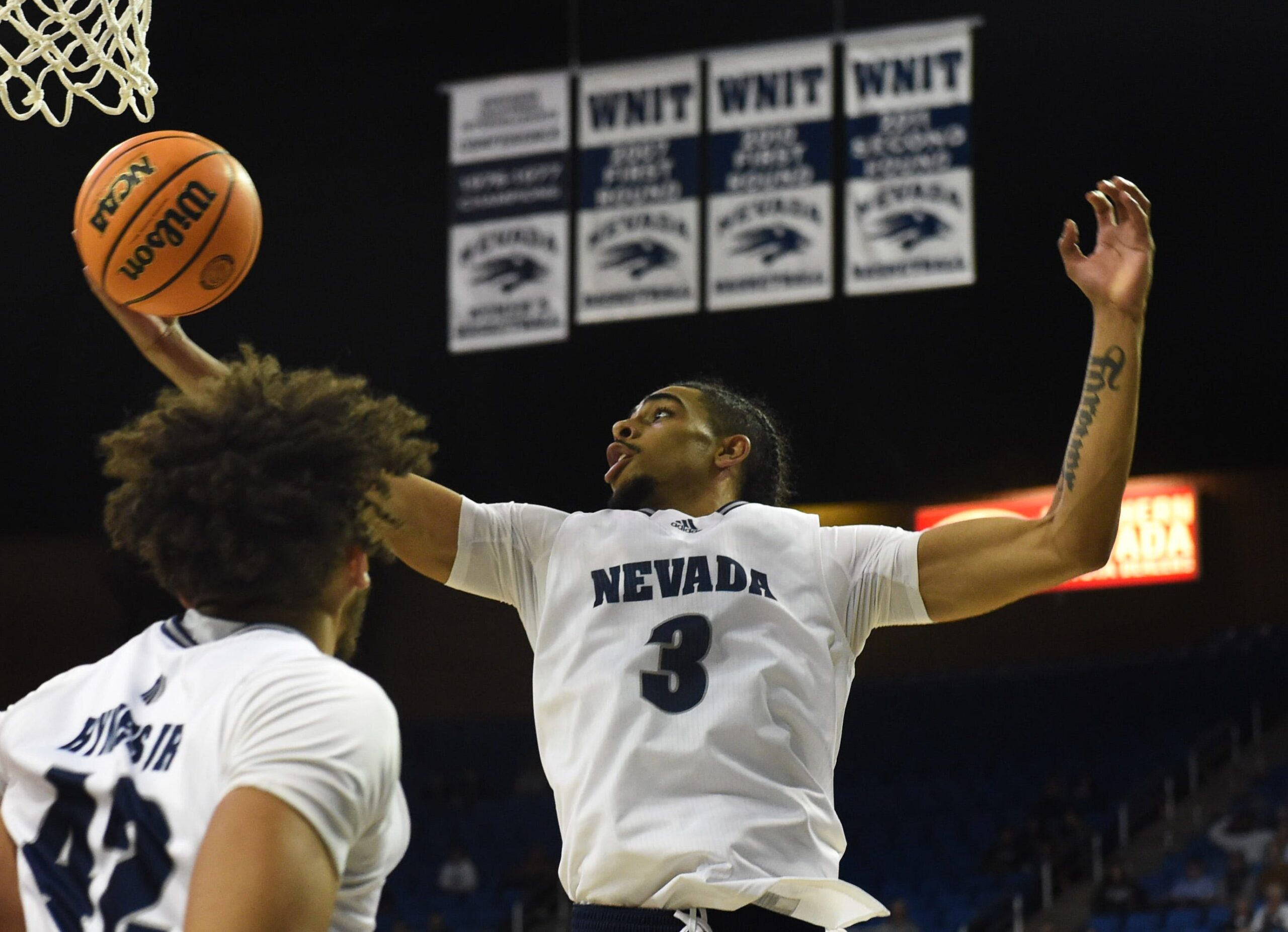 Action the William Jessup at Nevada Men   s basketball game at Lawlor Events Center on Nov. 16, 2022. Nevada won 89-54.

Nevada Vs William Jessup 15