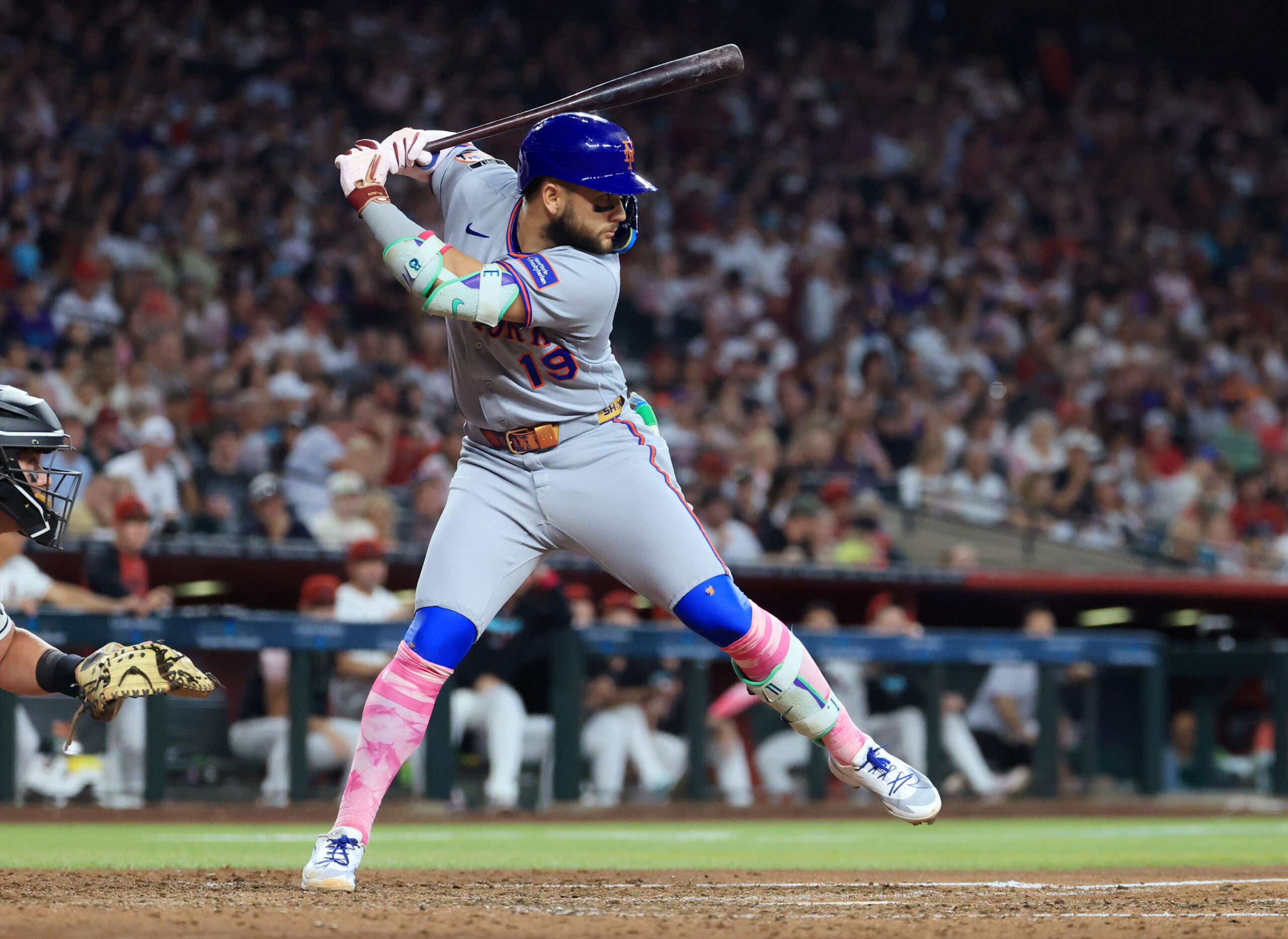 May 10, 2026; Phoenix, Arizona, USA; New York Mets infielder Bo Bichette against the Arizona Diamondbacks at Chase Field. Mandatory Credit: Mark J. Rebilas-Imagn Images